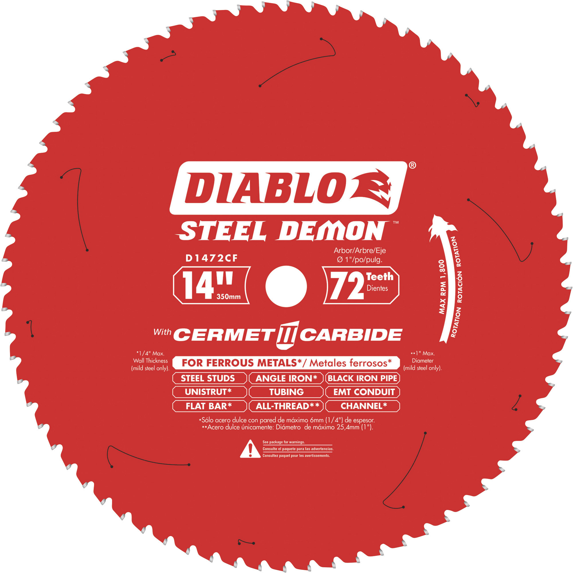 Diablo Steel Demon Cermet II Carbide Metal Cutting Circular Saw Blade